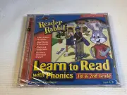 2002 Ricerdeep Reader Rabbit Learn to Read Phonics PC 1st 2nd grade 95 98 XP NEW