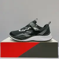 在飛比找蝦皮商城優惠-SKECHERS 中童 黑色 魔鬼氈 耐磨 透氣 網布 運動