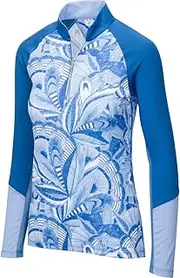 [GREG NORMAN] Solar Xp Mystic L/s 1/4-zip Polo