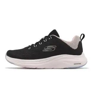 【Skechers】休閒鞋 Vapor Foam 寬楦 女鞋 黑 白 記憶鞋墊 緩震 運動鞋 150022WBKMT-US10