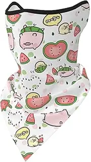 DEXNEL Cute Pigs Pattern Face Mask Summer Cover Protection Balaclava Men Women for Beach Activities