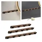 Coat Rack Wall Mount Kitchen Hat Rack Modern Rustic Bathroom Coat Hooks Wooden