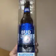 BUD LIGHT BOTTLE BLUETOOTH SPEAKER FOR SMART PHONES TABLETS BRAND NEW SEALED