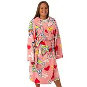 SpongeBob SquarePants Womens/Ladies Hooded Robe Pink M