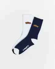 Jay Socks 2 Pack Blue/White