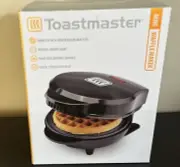 Toastmaster Mini Belgian Waffle Maker TM-46WM Black New In Box