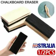 New Blackboard Whiteboard Eraser Rubber Chalkboard Duster Cleaner School 1/2pcs
