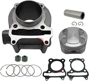 Motorcycle Styling 61mm Motorcycle Cylinder Gasket Piston Ring for Kymco Bend Lover 4v Like150 Peopie G150 Parts