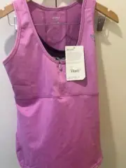 NWT 2XU HIGH FLY TANK .PINK AND BLACK ACTIVEWEAR TOP SIZE L