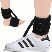 AFO Foot Drop Brace, Drop Foot Braces For Walking with Shoes, Improve Walking Gait, Effective Relieve Pain, Adjustable Foot Orthosis Brace Support for Sleep, Plantar Fasciitis for Left & Right (Black, One size)