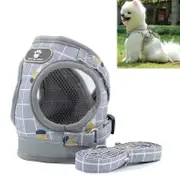 Xs Reflective & Breathable Pet Vest With Traction Rope