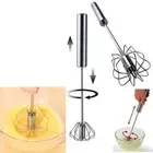 Kitchen Easy Whisk Shaker Cream Stirrer Stainless Steel Cake Blender Egg Beater