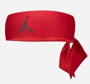 Nike Unisex Jordan Jumpman Headband TIE Run Hairband Red OSFM Bands AC4095-605