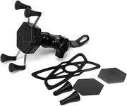 X-shaped Gps Bracket For E-bike Motorcycle Rear Mirror Mount Mobile Phone Holder Multifunctional Hexagonal