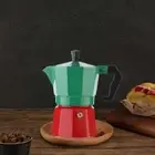 Octagonal Coffee Pot Aluminum Coffee Maker Portable Moka Pot Cafe