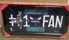 Charlotte Hornets NBA GETI #1 Fan License Plate Quartz Clock Purple