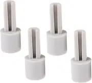 Complete Set of 4 Mixer Potentiometer Knobs, Lengthening Shaft for Direct Replacement