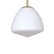 CLA Ciotola Medium 1LT Interior Tipped Dome Frosted Glass Pendant Light