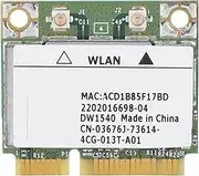 Wireless Network Card,for BCM943228HM4L DW1540 Dual-Band Mini PCI-e WiFi Card 802.11 A/b/g/n High Gain Band WiFi Card for PC Wireless Network Adapter