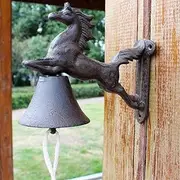 Doorbell, Antique Rustic Vintage Animal Cast Iron Decorative Door Bell Dinner Bell Wind Chime Hanging