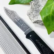 Douk Douk Traditional 200mm French Folding Pocket Knife in Black