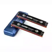 Vibrato T2406K 24-hole harmonica vibrato harmonica black lacquer polyphony