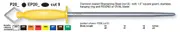 Egginton P203129 - 12" Professional Round Sharpening Steel, Diamond (Black Handle)