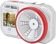4K Digital Camera, 64MP Vlogging Camera with 18X Digital Zoom, Autofocus 2.8Inch Color Compact Small Camera for Photography for Students Teens Boys Girls Seniors (Silver)