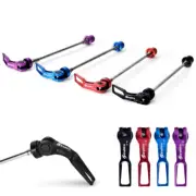 1Pair Alloy Bicycle Wheel Skewers Road Bike QR Quick Release Front Rear Set
