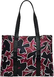[RADLEY] London Canford Gardens Floral - Responsible - Large Open Top Tote Bag - Merlot, Merlot
