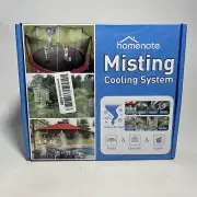 HOMENOTE Misting Cooling System 75FT (23M) Misting Line 28 Brass Mist Nozzles