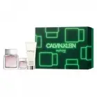 CALVIN KLEIN EUPHORIA 100ML 3PC SET MEN EDT FRAGRANCE PERFUME NEW IB GENUINE