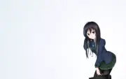 Anime kuroyukihime accel world dark hair brunette school Playmat Game Mat Desk