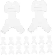 FOMIYES Eyelash Extension Tool Set 50pcs Y-shaped Tools Comb Eyelash Curler Brow Lamination Kit