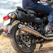 Royal Enfield 1990410 Black Soft Panniers for Interceptor 650 Continental GT 650