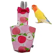 Reusable Parrots Nappy, Adjustable Soft Bird Nappy, Parrot Flight Suit, Reusable Pigeon Pants for African Budgies, Sun Parakeet