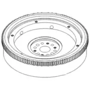 Flywheel with Ring Gear Fits International 856 21026 2856 2806 806 1026 D361