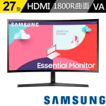 【SAMSUNG 三星】S27C366EAC 27型 VA 曲面螢幕(1800R/FREESYNC/TUV護眼)