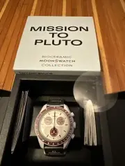 OMEGA x Swatch MoonSwatch Mission To PLUTO Watch - SO33M101 (Brand New)