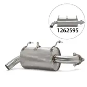 Stainless Slip-On Silencer Exhaust #1262595 For Polaris RZR XP 1000 2015-2017