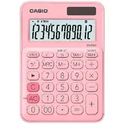 Casio 12 Digit Desk Calculator Light Pink MS20UC