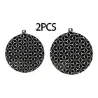 2 Pieces Silicone Induction Cooktop Mat Baking Mats for Induction Stove Home