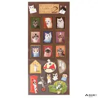 在飛比找誠品線上優惠-日本 Pottering Cat 收藏用郵票貼紙/ 寄信