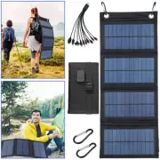 100W Solar Panel Folding Charger IP65 Waterproof USB Solar Power Charger xiHIo