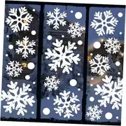 Christmas Decorations Indoor, 8 Sheets Extra Large White Snowflake Window