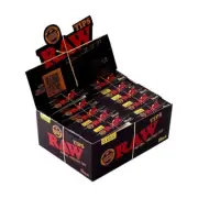 RAW BLACK CLASSIC Rolling Paper ROACH FILTER TIPS - MULTILISTING 5 10 20 50