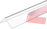 Wall Corner Guard Edge Protector, Clear Edge Protector Strip, L Shape Wall Corner Guards Corner Shield, Furniture Bumper Decor Cover Clear Corner Guard Self-Adhesive Corner Trim Strip, Clear Corner P