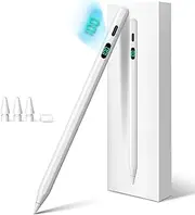 Stylus Pen for iPad 2025-2018 with LED Power Display, Pencil for iPad 11th A16/10/9/8/7/6th, Air 11/13 M2/M3,Pro 11/13 M4,Pro 12.9",Air 5/4/3, Mini 7 A17 Pro/6/5, Fast Charge,Pixel Precision