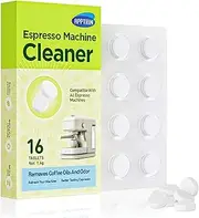 Coffee Machine Descaler, Coffee Machine Cleaning Tablets that Deeply Remove Dirt and Odor. For Mainstream Automatic Coffee Machines. 16 Pack