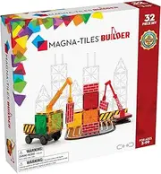 Magna-Tiles Builder Magnetic Construction 32-Piece Set